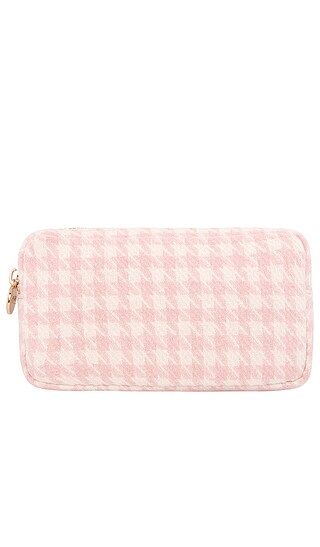 Small Pouch in Pink Houndstooth | Revolve Clothing (Global)