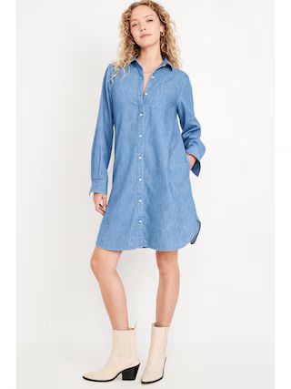 Jean Mini Shirt Dress | Old Navy (US)