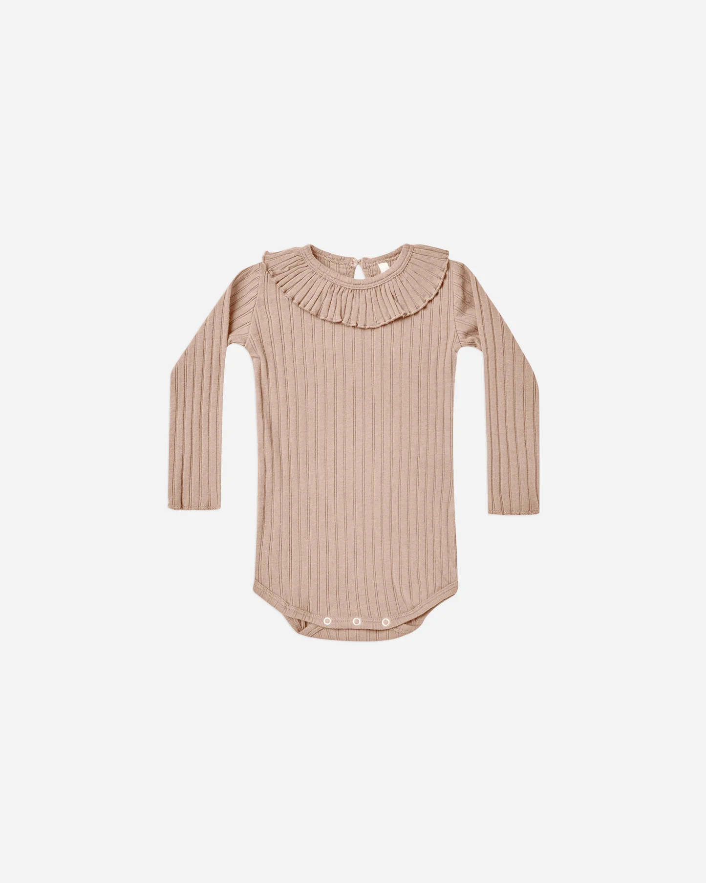 ruffle collar bodysuit || rose | Rylee + Cru