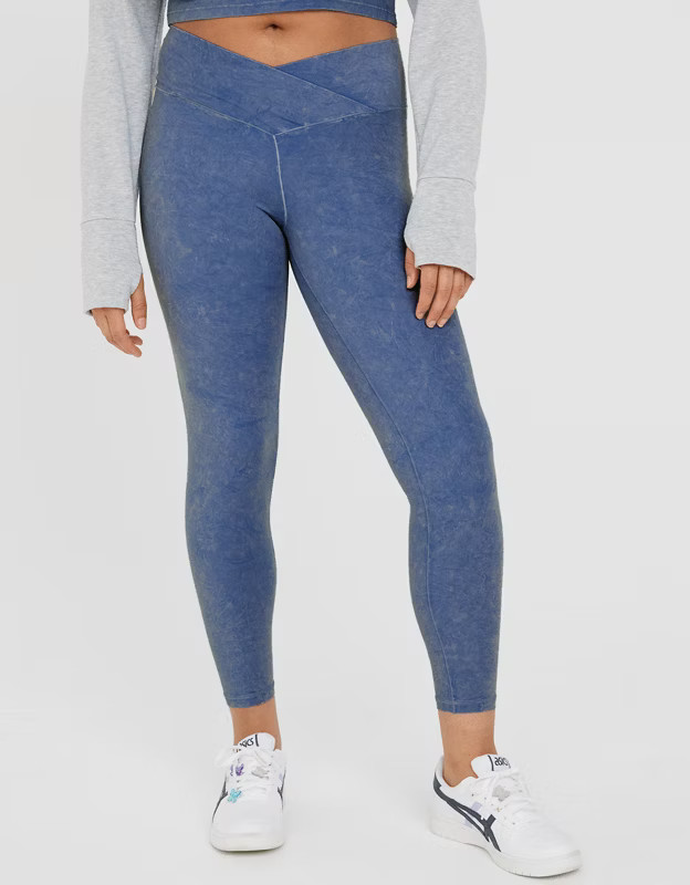 OFFLINE By Aerie Real Me Double Crossover Legging | Aerie