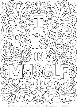 Notebook Doodles Girl Power! Coloring & Activity Book (Design Originals) 32 Inspiring, Beginner-F... | Amazon (US)