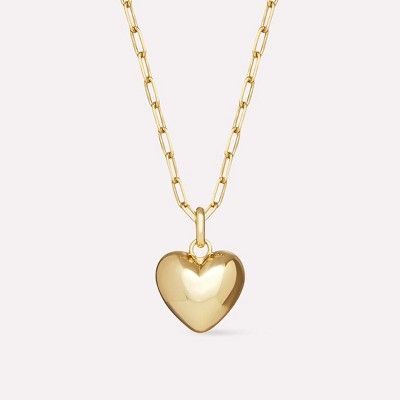 Ana Luisa - Puffed Heart Necklace  - Lev | Target