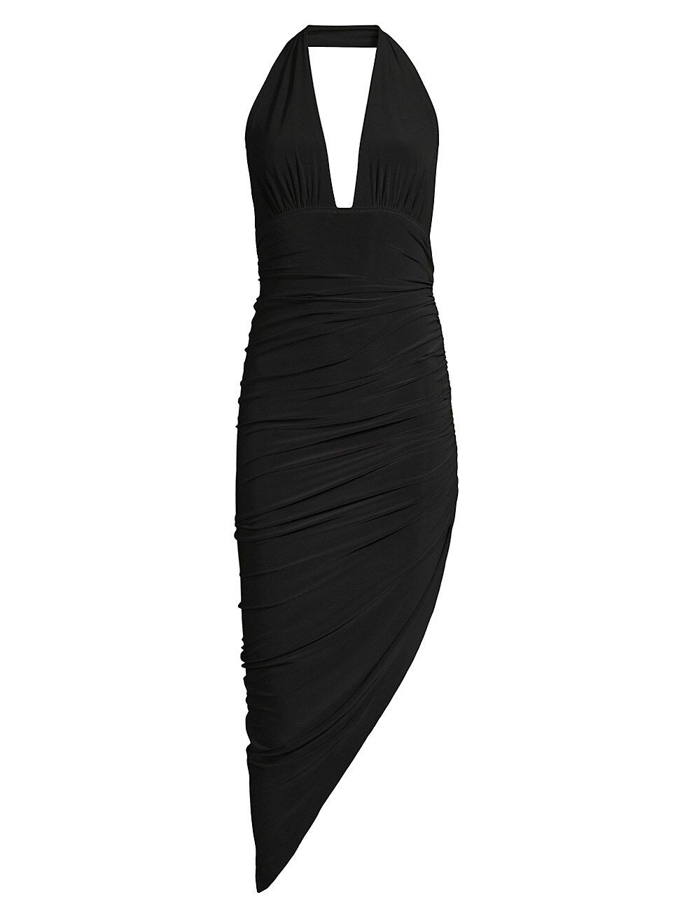 Asymmetric Halter Dress | Saks Fifth Avenue