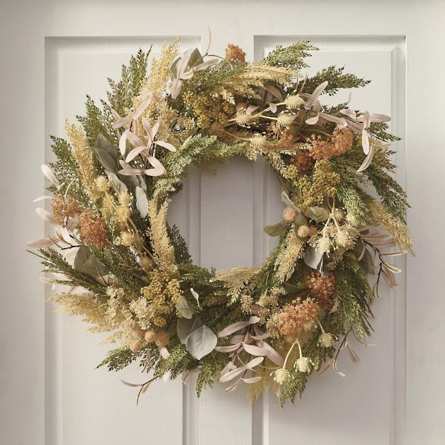 Farmhouse Fall Wreath | Grandin Road | Grandin Road
