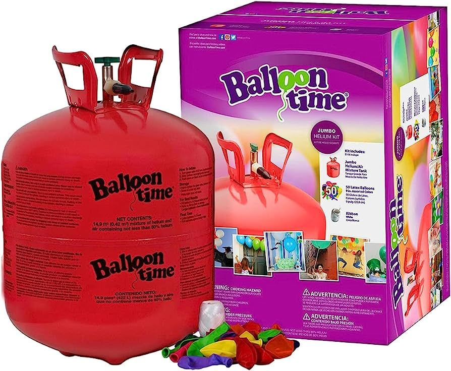 Balloon Time Helium Balloon Kit Boxed | Amazon (US)