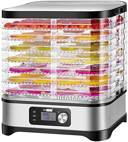 VIVOHOME Electric 400W 8 Trays Food Dehydrator Machine with Digital Timer and Temperature Control... | Amazon (US)