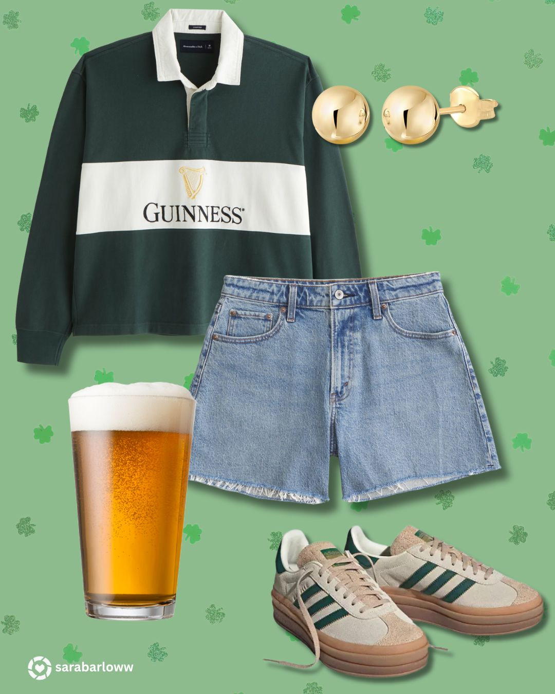 are you keeping it comfy and casual this St. Patrick's day? I've got the look for you from Abercrombie! this guiness sweatshirt is an immediate add to cart! 🛒👀 

 #LTKSeasonal #LTKFindsUnder50 #LTKStyleTip