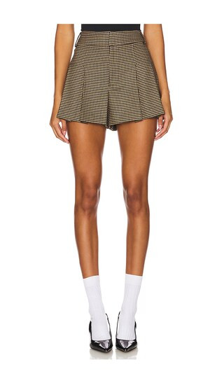 Alice + Olivia Scarlet Flutter Shorts in Brown. - size 10 (also in 2, 4) | Revolve Clothing (Global)