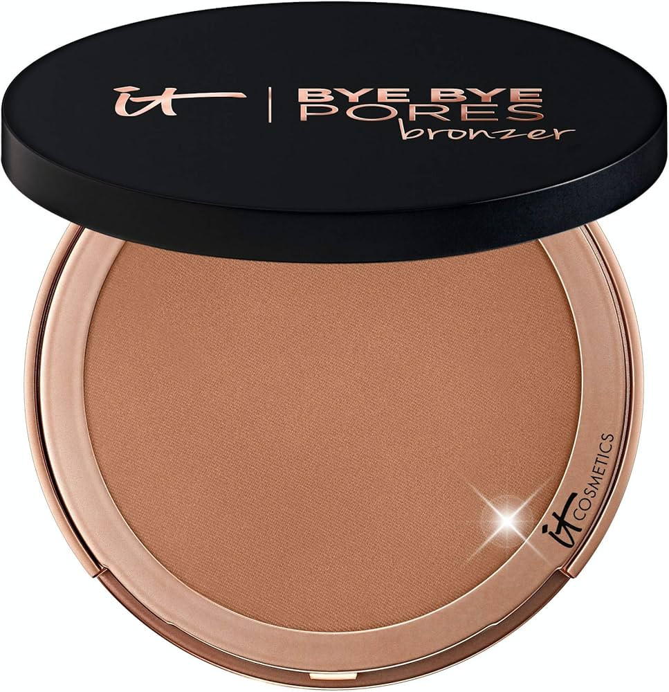 IT Cosmetics Bye Bye Pores Anti-Aging Bronzer, Diffuses Look Of Pores + Fine Lines, Sun-Kissed Gl... | Amazon (US)