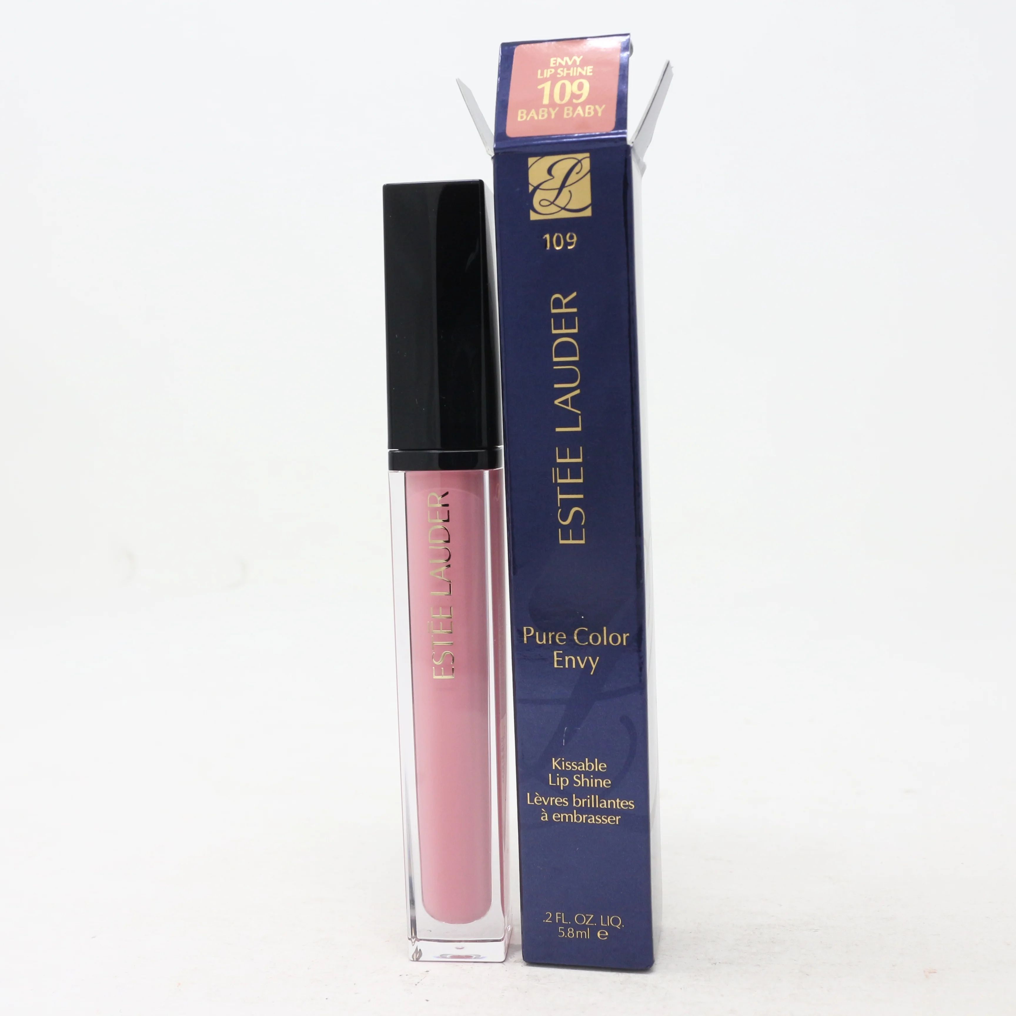 Estee Lauder Pure Color Envy Kissable Lip Shine 0.2oz 109 Baby Baby New With Box | Walmart (US)