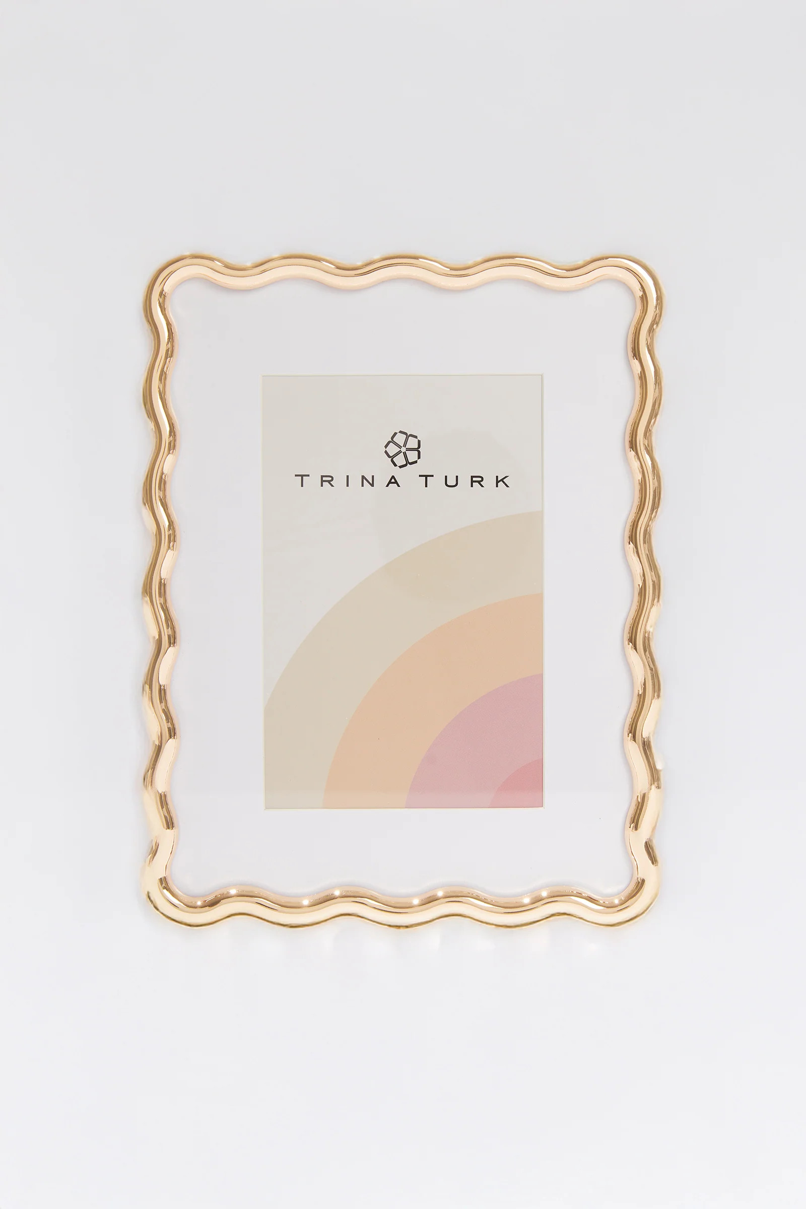 Trina Turk Wavy Gold Picture Frame | Trina Turk