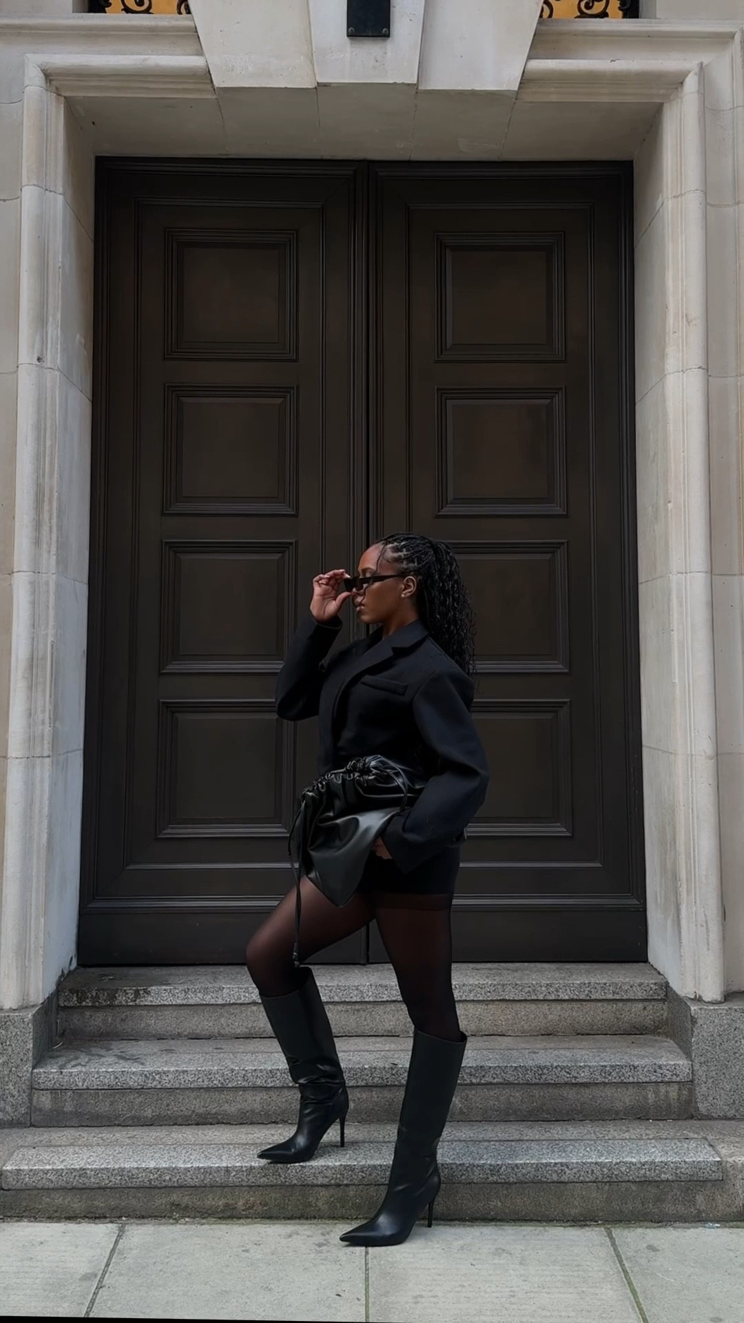 All black attire 🖤

Blazer, mini skirt, knee high boots, clutch, date night, girls night, party wear, chic, city break

#LTKpartywear #LTKFashionMonth #LTKdatenight
