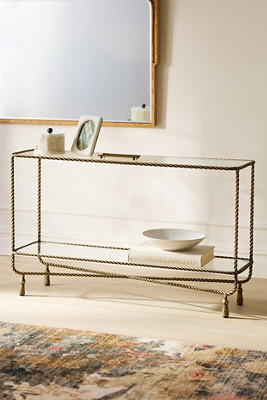 Lark Glass Console | Anthropologie (US)