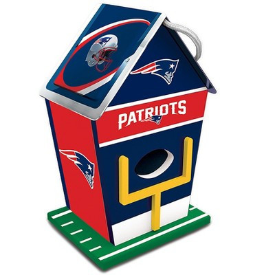 MasterPieces Officially Licensed NFL New England Patriots outdoor wood birdhouse! | Target