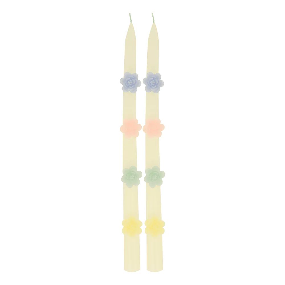 Meri Meri Pastel Flower Taper Candles | Shop Sweet Lulu
