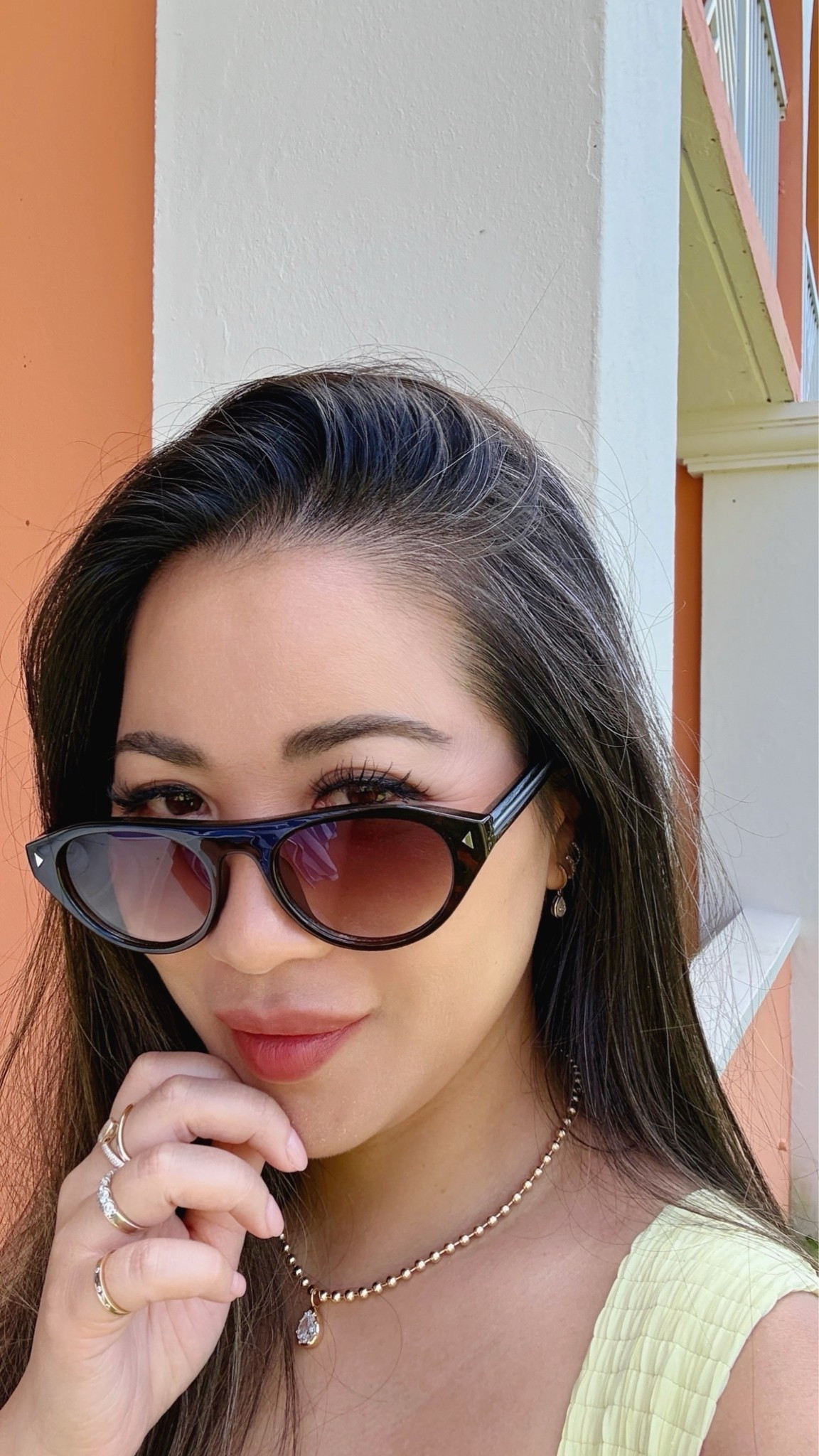 Amazon sunglasses & affordable pear pendant necklace ✨