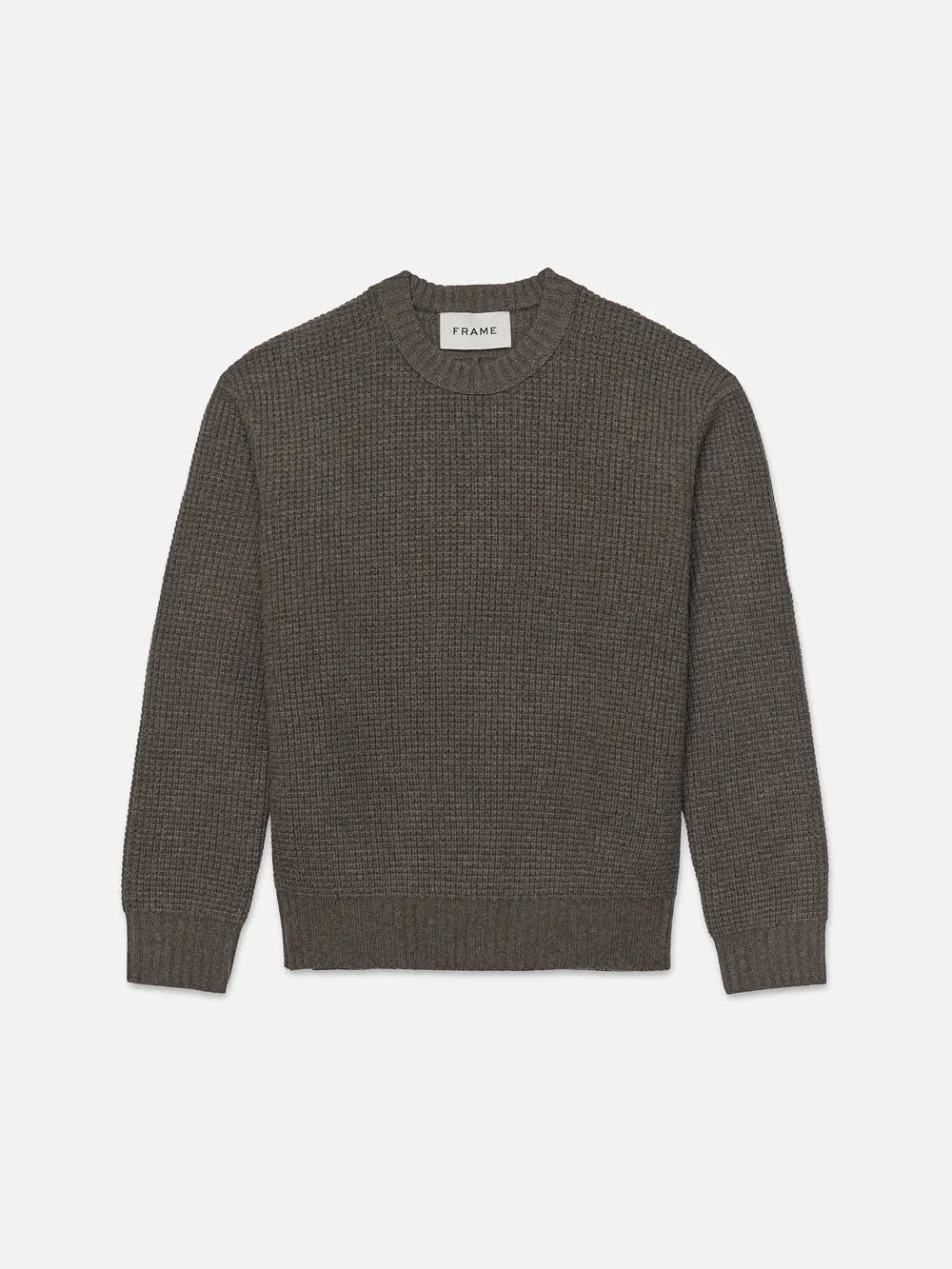 Wool Crewneck Sweater  in  Mole | Frame Denim