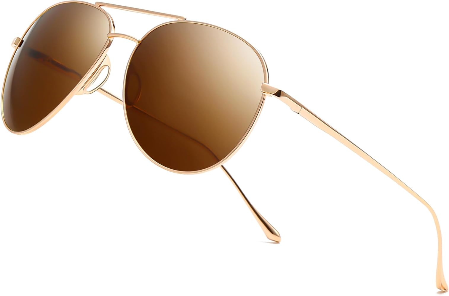 SUNGAIT Women's Lightweight Oversized Aviator Sunglasses - Mirrored Polarized Lens Classic Style | Amazon (US)