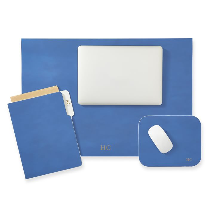 Italian Leather Desk Gift Set | Mark and Graham