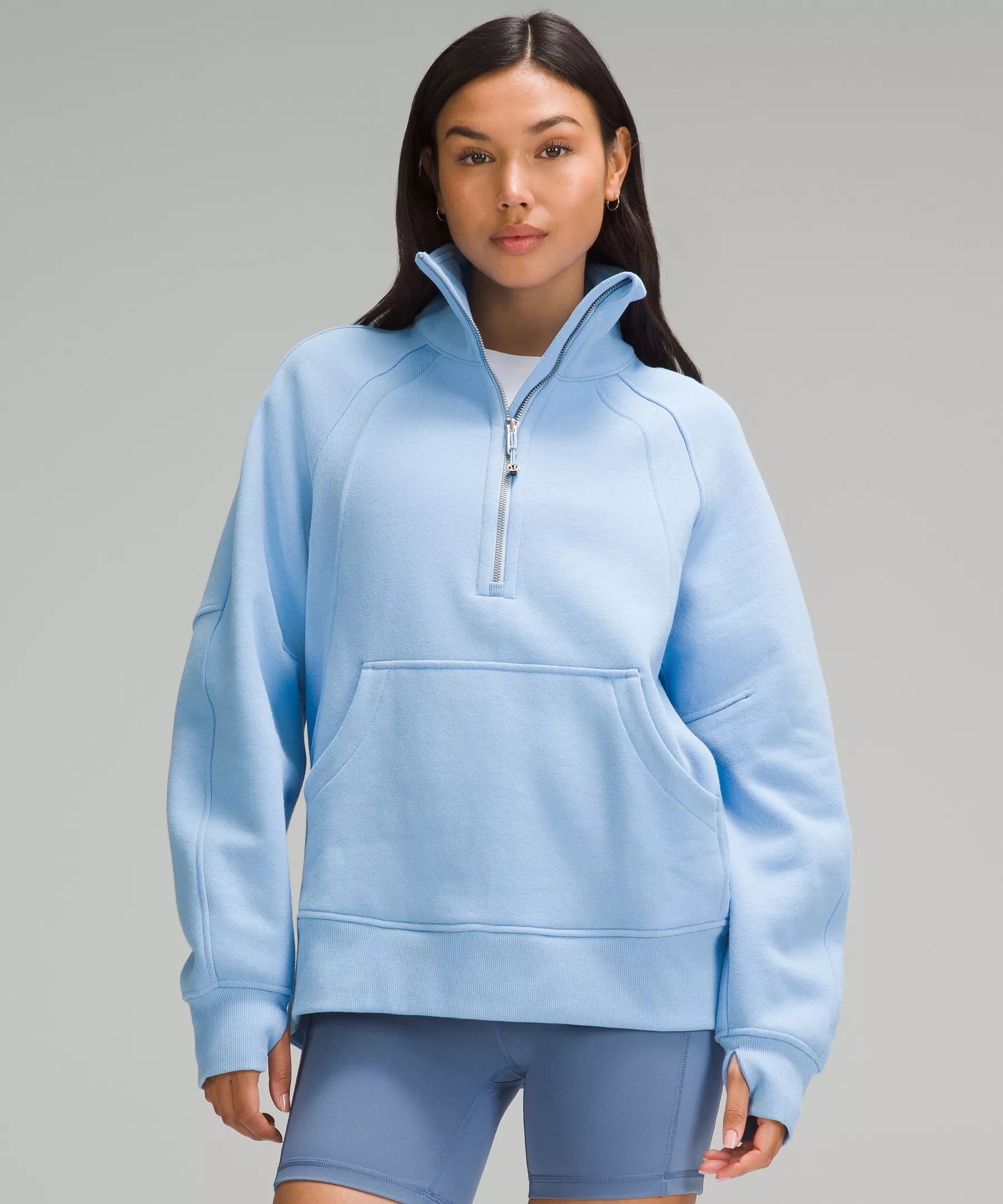 Scuba Oversized Funnel-Neck Half Zip *Long | Women's Hoodies & Sweatshirts | lululemon | Lululemon (US)