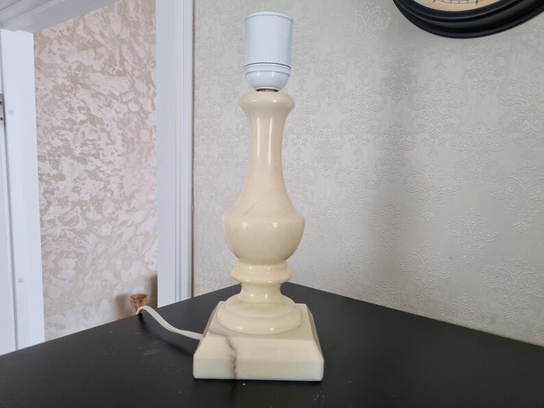 Marble TABLE  Lamp. 29cm height. Vintage. | Etsy (US)