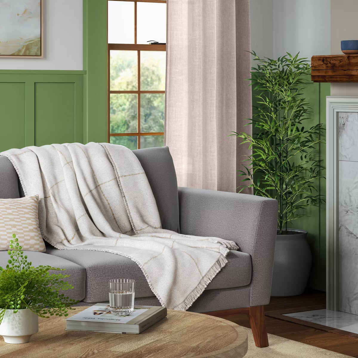 Windowpane Boucle Throw Blanket - Threshold™ | Target