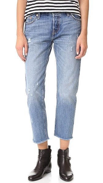 501 Raw Hem Jeans | Shopbop