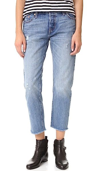 Levi's 501 Raw Hem Jeans | Shopbop