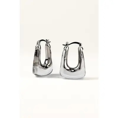 Zynnia Collective See Through Hoops in Silver at Nordstrom | Nordstrom