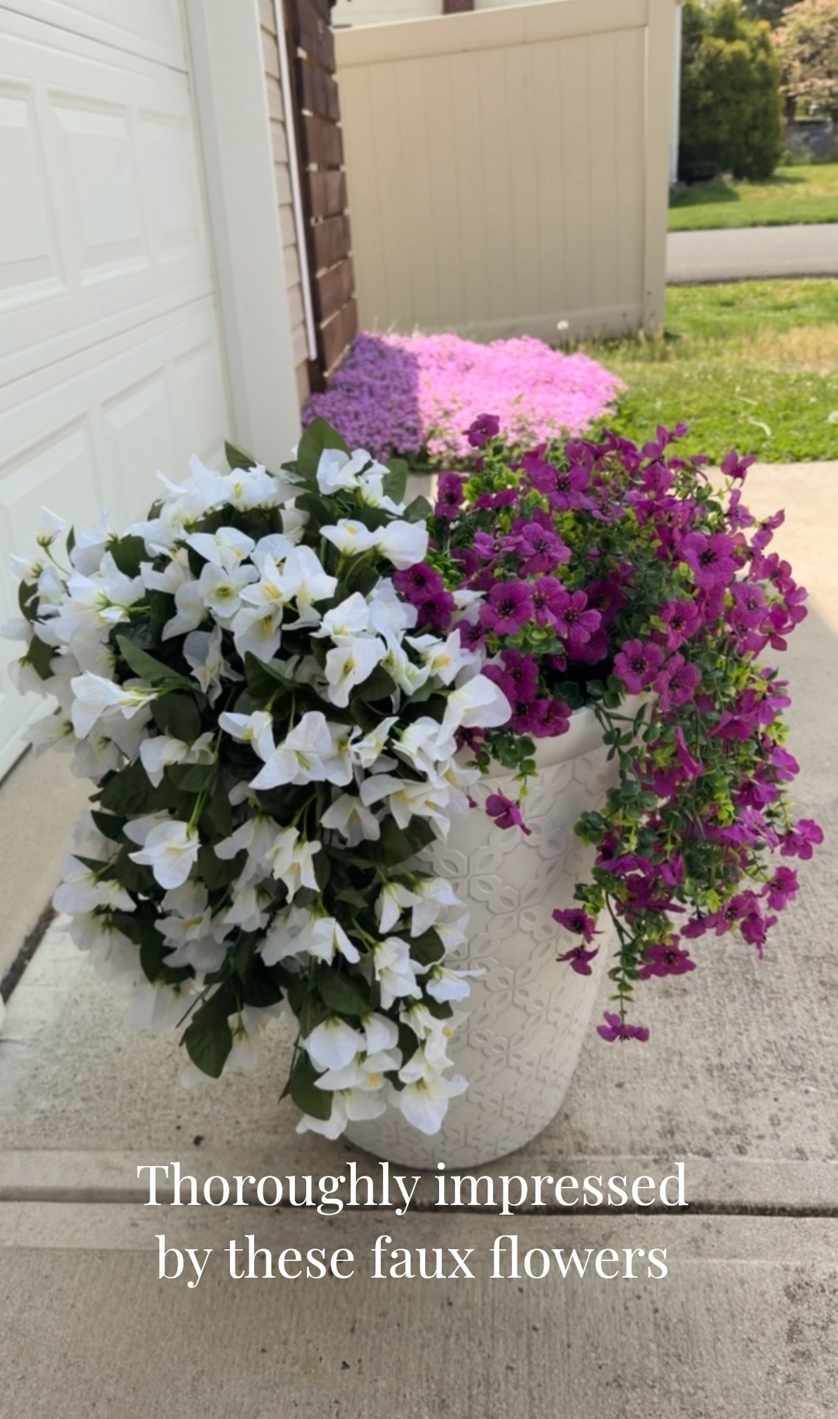 UV Resistant Faux Flowers for Outdoors 🌸 Weatherproof Artificial Hanging Flowers that stay vibrant season after season! These realistic outdoor faux flowers are perfect for front porch planters, patio pots, balcony decor, garden containers, entryways, and curb appeal. No watering, no fading, no maintenance—just beautiful blooms all year long. Ideal for spring decor, summer porch styling, farmhouse outdoor decor, and low-maintenance landscaping. #FauxFlowers #OutdoorDecor #ArtificialFlowers #UVResistant #WeatherproofDecor #PorchDecor #PatioDecor #FrontPorchIdeas #AmazonFinds #GardenDecor #PlanterIdeas #HomeDecor #CurbAppeal #LowMaintenanceGarden

#LTKOver40 #LTKHome #LTKSeasonal