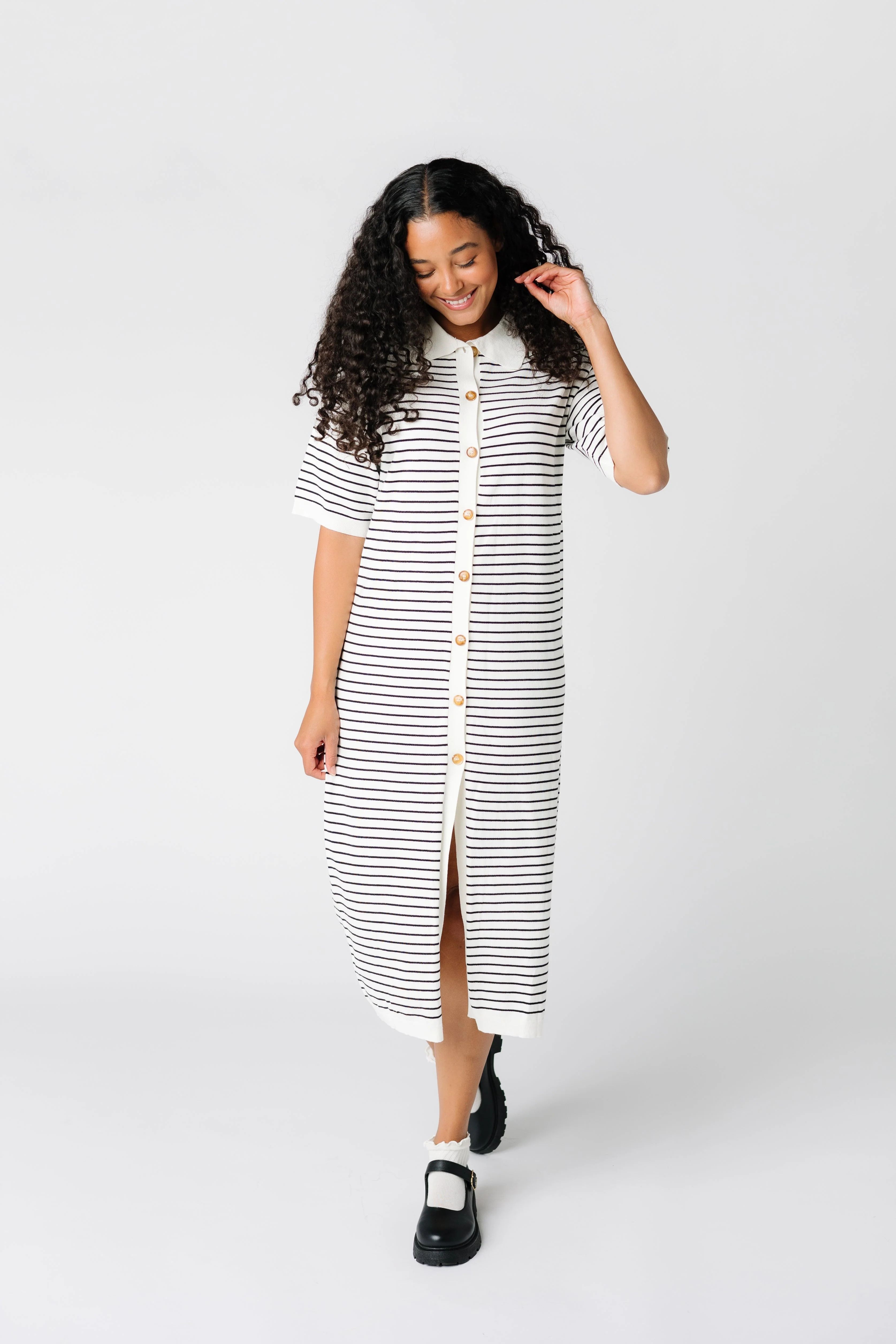 Lucy Knit Button Down Dress | Called To Surf