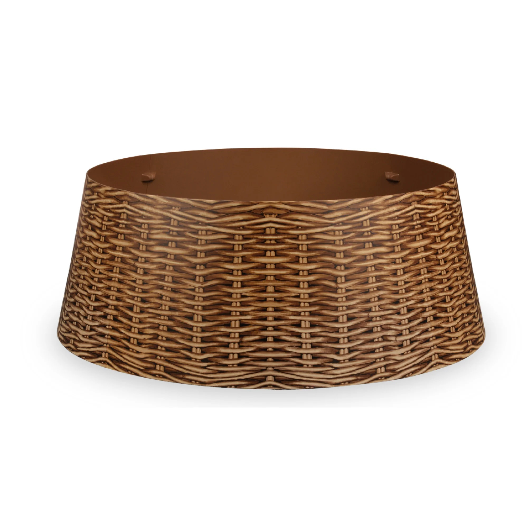 Tree Nest Christmas Live/Artificial Christmas Plastic Weaved Basket Design Tree Stand Collar Skir... | Walmart (US)