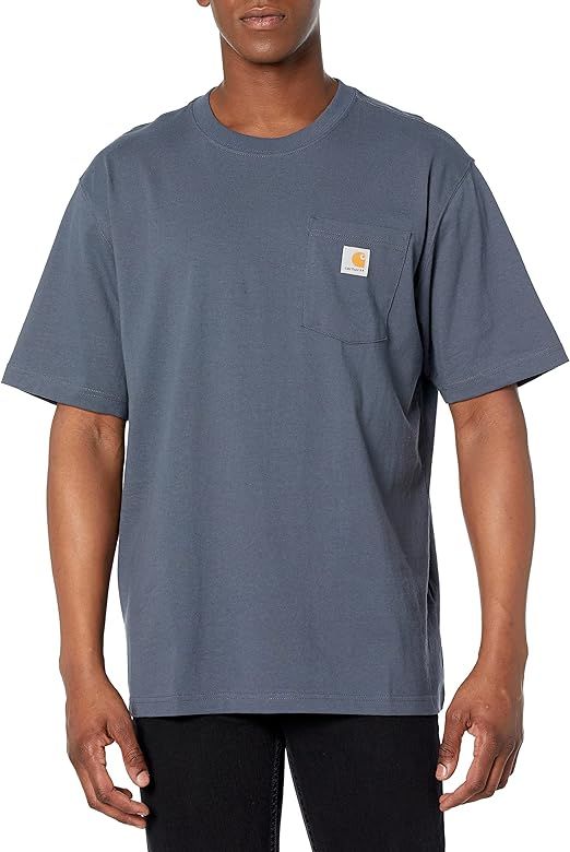 Carhartt Men's Loose Fit Heavyweight Short-Sleeve Pocket T-Shirt Closeout | Amazon (US)