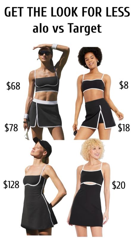 Get the Look for less! Perfect for summer, these cute athletic outfits work for travel, errands, and workouts! The alo yoga options are so cute, XXS-L, and come in 2 colors. The Target options are available XXS-4X in 3 colors for much lower prices! 
……………..
alo dupe alo yoga dupe pickleball dress pickleball outfit skort sport skort tennis dress tennis skirt tennis skirt tennis outfit pickleball skirt pickleball skort sports bra cute top crop top sports dress athletic dress under $20 sports bra under $10 sports bra under $10 summer outfit summer trends summer look graduation gift idea girly outfit sporty outfit travel outfit travel look plus size skort plus size dress plus size skirt plus size sports bra plus size tennis dress plus size gym look plus size gym outfit sresort wear resort outfit beach outfit beach look beach wear black and white dress black and white tennis dress athleisure athletic dress athletic outfit gym look gym tfit alo dress dupe alo skirt dupe alo skort dupe mom uniform mom outfit alo new arrivals target new arrivals alo bestsellers wild fable new arrivals  

#LTKFitness #LTKActive #LTKPlusSize
