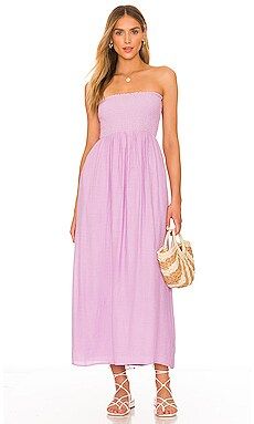 Lovers and Friends Fielle Midi Dress in Lavender Purple from Revolve.com | Revolve Clothing (Global)