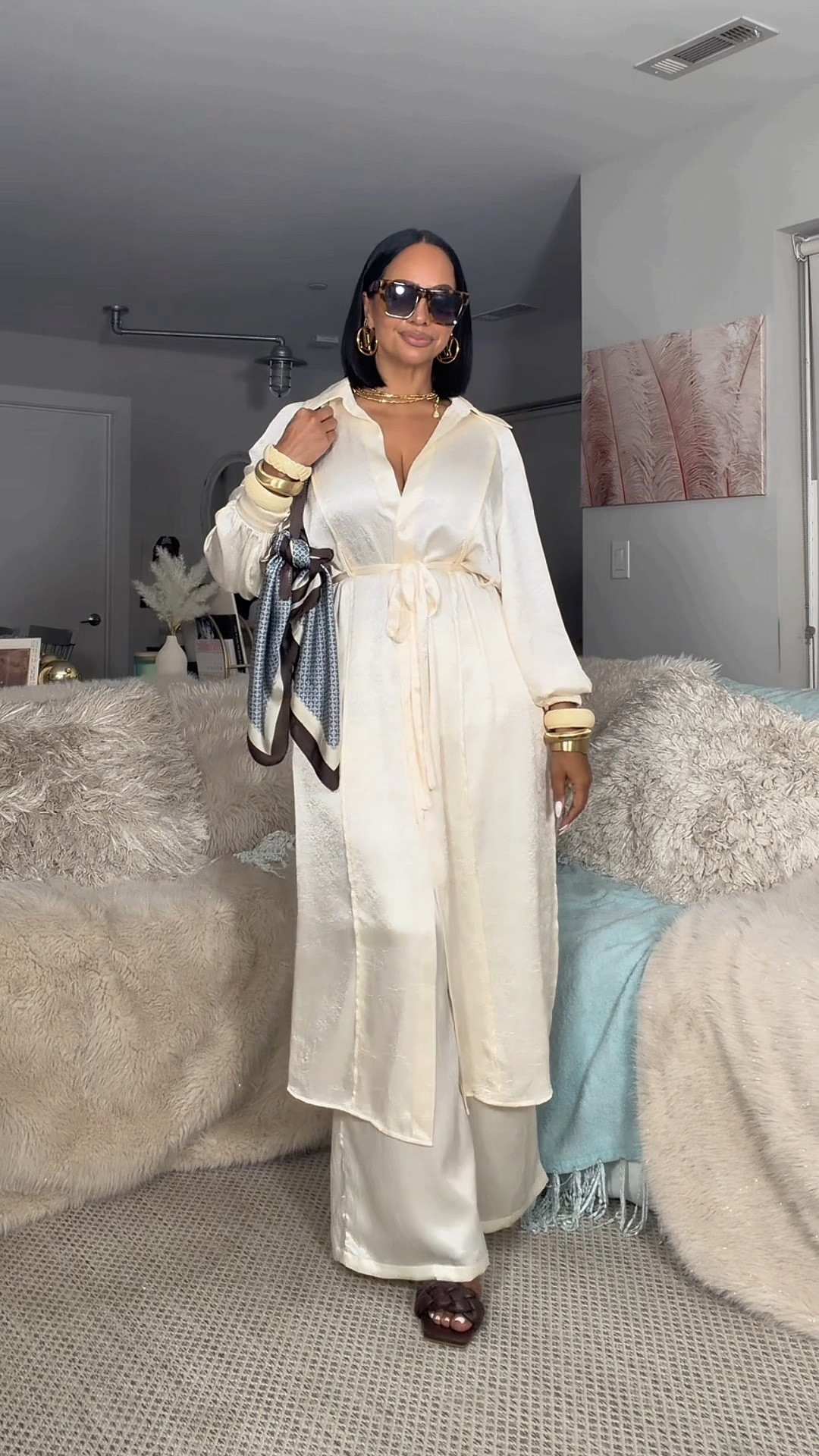Chic late summer / early fall OOTD

vacation outfits beach
satin set
over 40 outfit 
petite curvy outfits

#LTKOver40 #LTKPetite #LTKTravel