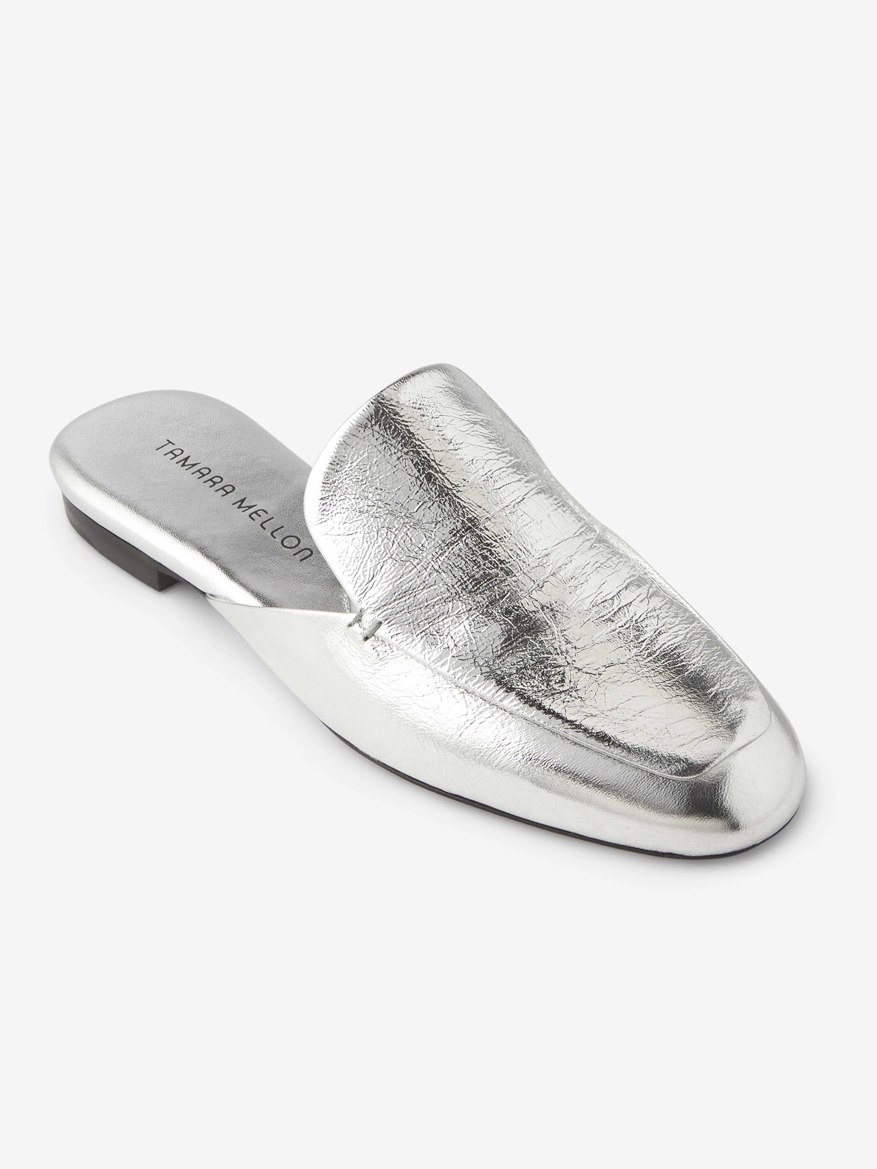 Stow Mule - Nappa Laminata | Tamara Mellon