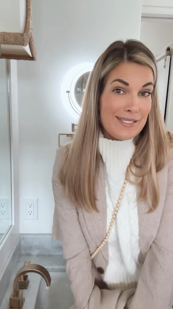 My ten favorite purchases (non fashion things) from 2024:

Favorite things this year:
1. The “sand” color waffle towels I can’t stop talking about. The look elevated and are so absorbent. I love the taupe color because it doesn’t look dingy like my white towels quickly do but it matches my neutral decor.  

2. Nod pod - if you wear a sleep mask - a weighted sleep mask is even better!! I wear this every single night and always take it with me on travel. 

3. Organic castor oil. Google the uses - it’s insane!  I switched my evening face lotion to this a few months back and love it!  It’s clean so rub it on my lips, eyelashes and brows as well. 

4. This mounted lighted brow and chin hair plucking mirror. The battery that runs the light recharges. 

5.  The most gorgeous floor mirror. It’s a splurge but it’s HUGE and such a vibe. 

6. Cell phone crossbody strap. I noted this trend on our trip to Italy and I loved it!  Buy the case with the strap shown and the brand sells other straps that go with the case if you want to swap it out at some point. 

7. The shark hair dryer. More affordable than the air wrap. I got rid of my t3 hair dryer because this one is so powerful and has a lot of great attachments for different style options. 

8. My flour and sugar jars. These are stylish/minimalist for sitting on my counter.  

9. Lighter and less sticky cast iron pan. I came back from Italy super motivated to cook even more and I wanted to clean out our cookware. This cast iron pan is a splurge but it’s much lighter than a traditional cast iron cook piece this size and in keeping it season it’s been quite non stick! 

10. Clear beverage tables. These float around our living room when people are lounging on the sofa. They’re lightweight and super affordable. Since they’re clear they blend in with so many decor styles. 

#LTKWatchNow #LTKFindsUnder100 #LTKHome