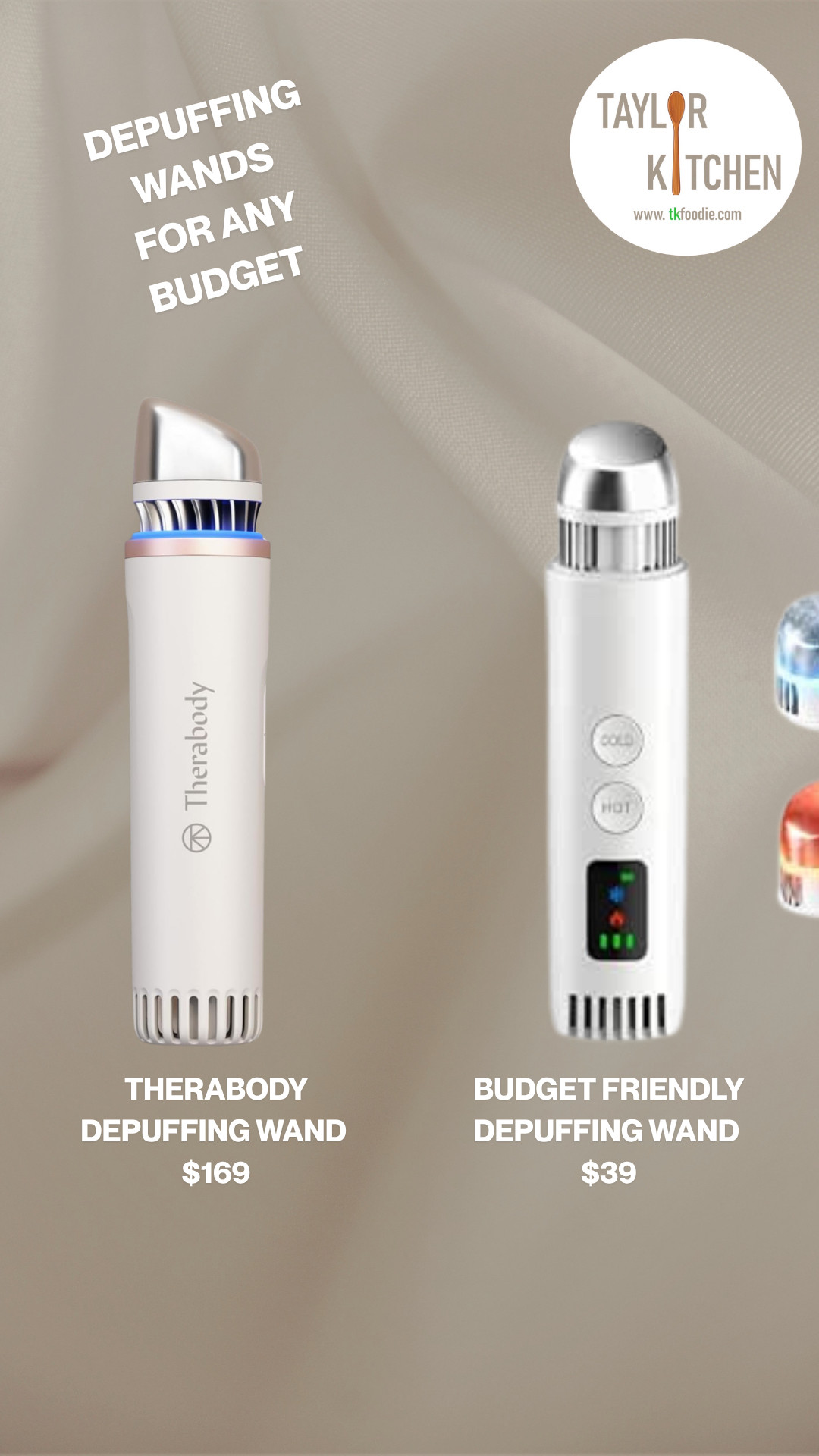 Those depuffing wands are all over social media.  Check the bougie & budget friendly versions here on my LTK. 🥰 

 #LTKselfcare #LTKBeauty