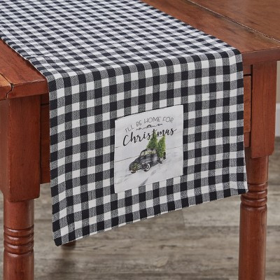 Park Designs Home For Christmas Table Runner - 54''L - Black | Target