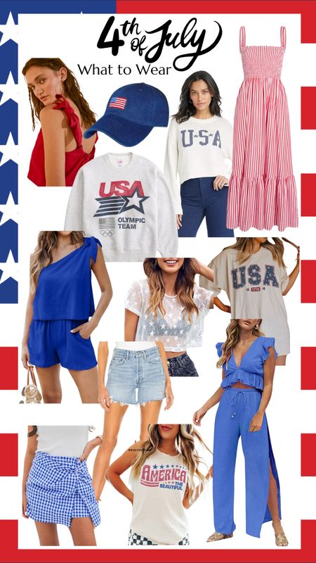 4th of July is right around the corner! Here are some cute ideas for things to wear while you celebrate! 

#LTKSeasonal #LTKStyleTip #LTKFindsUnder50