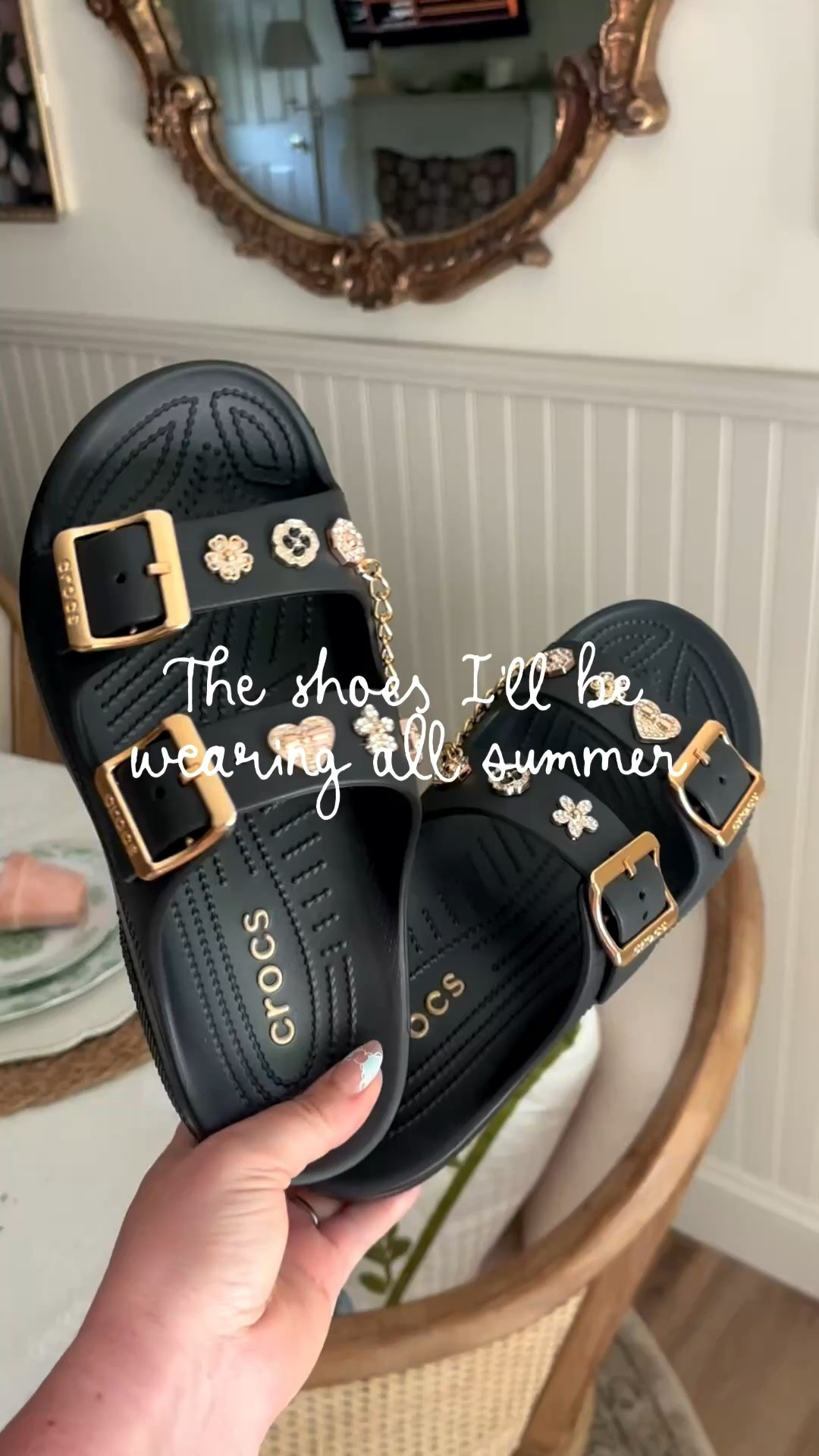 Summer sandals that have completely won me over ☀️🤍

I picked these up on a whim and have been wearing them nonstop. They are incredibly comfortable, easy to slip on, and add the cutest touch to any outfit. The charm details make them feel a little more special than your everyday sandal, and they pair perfectly with everything from linen pants and denim shorts to casual summer dresses.

If you’re looking for a comfortable sandal you’ll actually reach for every day this summer, these are definitely worth adding to your cart.

#LTKStyle #LTKSummer #SummerStyle #SummerSandals #CrocsStyle #ComfortableFashion #CasualStyle #EverydayStyle #SummerWardrobe #LTKFinds