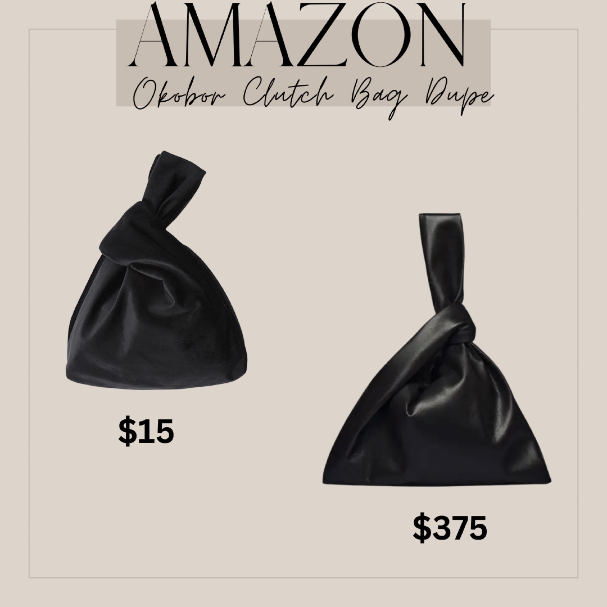 Okobor Clutch Bag Dupe!! I mean this is pretty good!! The price is worth it alone  

#LTKFind #LTKfit #LTKstyletip