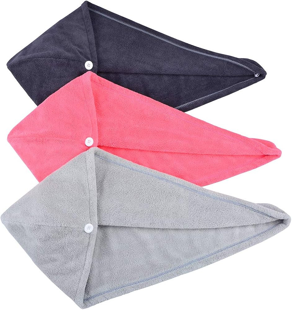 HOPESHINE Hair Drying Towel Twist Soft Shower Microfiber Towels for Curly Girls Hair Turban Wrap ... | Amazon (US)
