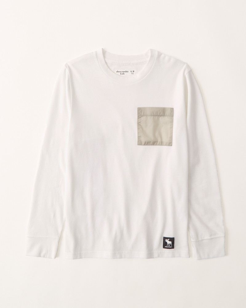 long-sleeve pocket tee | Abercrombie & Fitch (US)