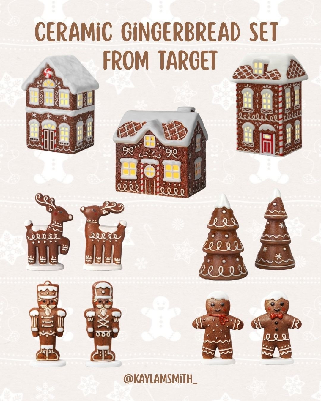 Target’s Wondershop has the most beautiful ceramic gingerbread set this year! Grab them now before they sell out and while they’re 40% off through 11/08. 

#target #targetfind #wondershop #gingerbread #gingerbreadhouse #christmas #LTKChristmas 

#LTKSaleAlert #LTKSeasonal #LTKHoliday