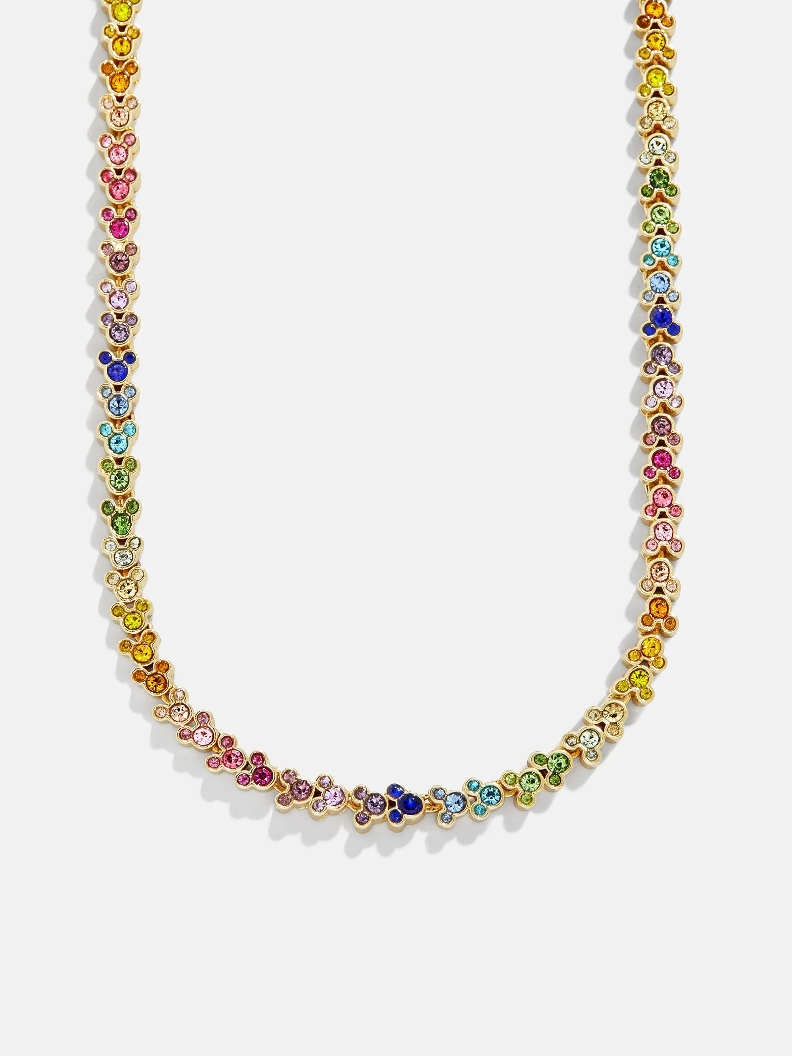 Disney Mickey Mouse Repeating Tennis Necklace - Multi | BaubleBar