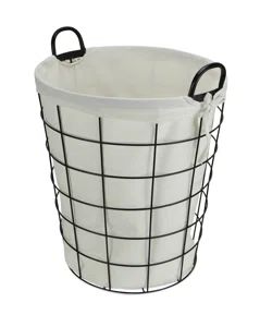 Lined Metal Basket | Wayfair North America