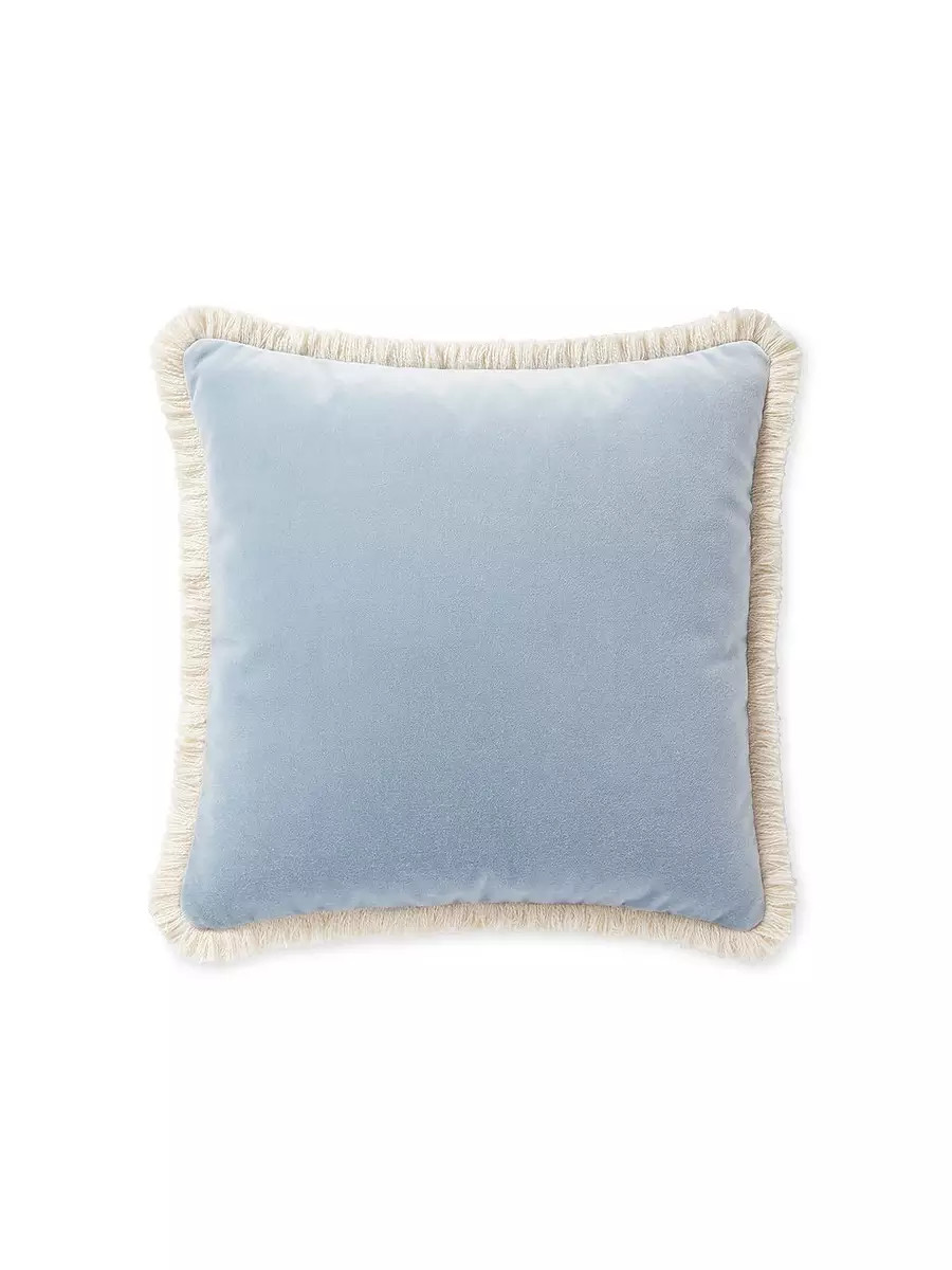 Bowden Velvet Pillow Cover | Serena and Lily