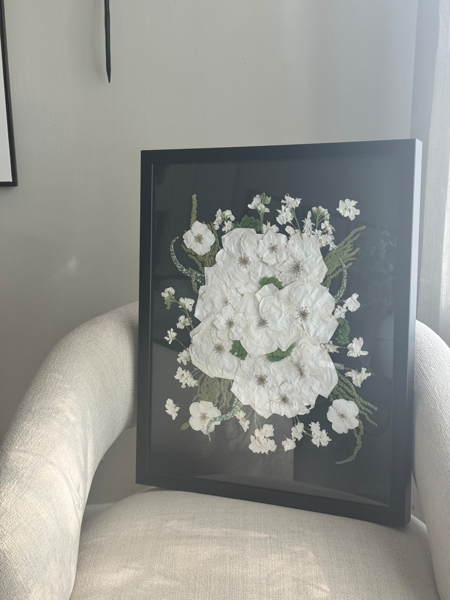 My wedding day bouquet came in finally 🥹 this is your sign to preserve your flowers!!!!! I went with Bloomsake Floral Preservation, got a 16x 20 pressed frame with color enhancement! CODE ALYSSA10 for $$ off 

#LTKHome #LTKWedding #LTKSeasonal